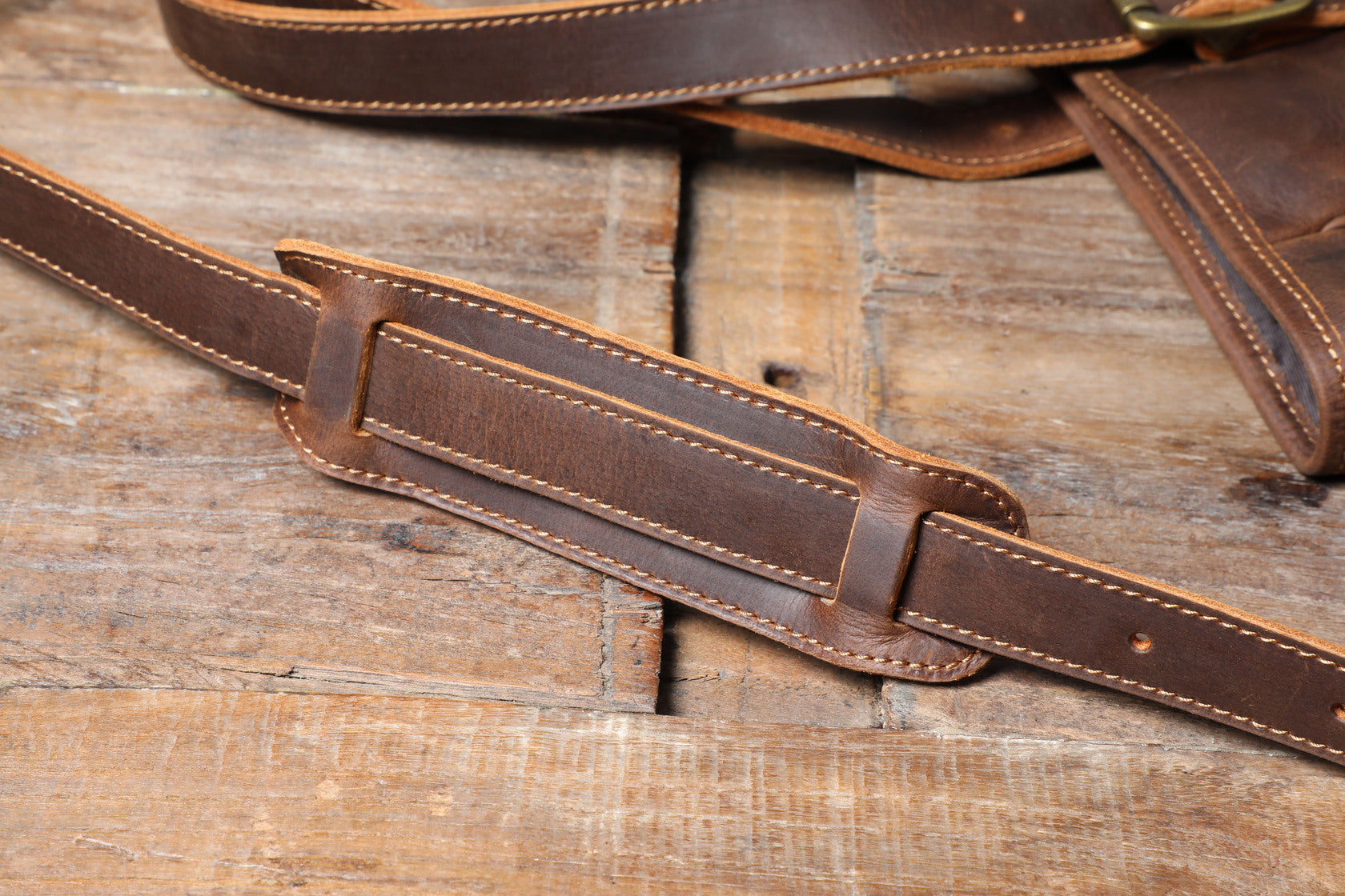 Vintage Leather Tote Bag