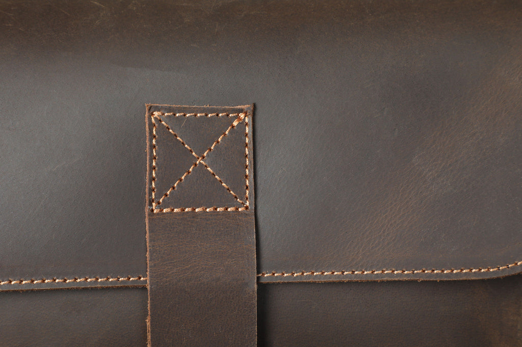 Retro Small Brown Messenger Shoulder Bag