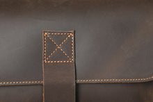 Load image into Gallery viewer, Retro Small Brown Messenger Shoulder Bag
