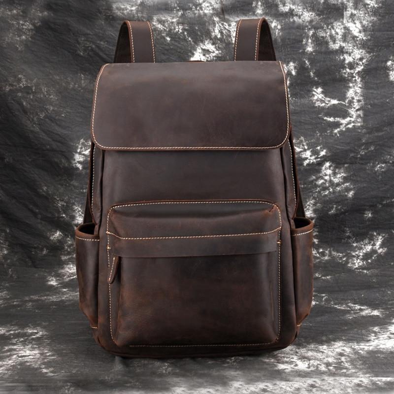 Genuine Vintage Leather Backpack
