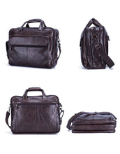 Load image into Gallery viewer, Vintage Men Leather Business Briefcases Laptop
