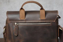 Load image into Gallery viewer, Retro Small Brown Messenger Shoulder Bag
