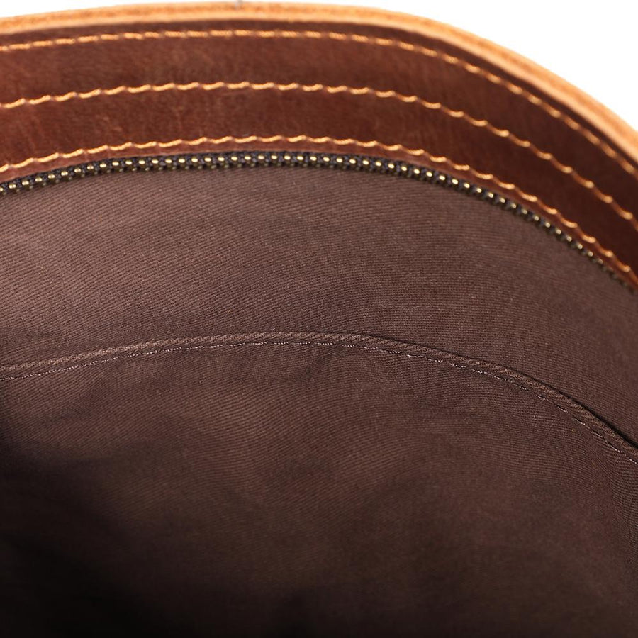 Small Leather School  Backpack