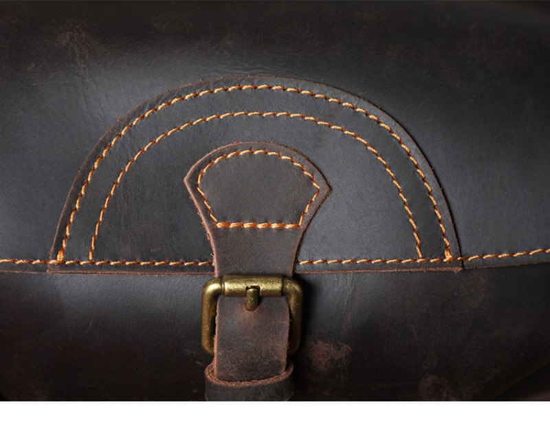 Stylish Vintage Leather Cross Body Bag for Men