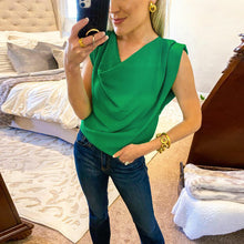 Load image into Gallery viewer, Green Sleeveless Top
