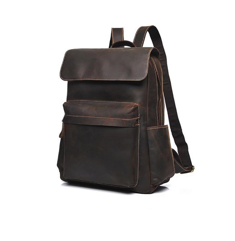 Genuine Vintage Leather Backpack