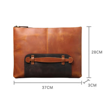 Load image into Gallery viewer, Simple Leather Laptop Handbag
