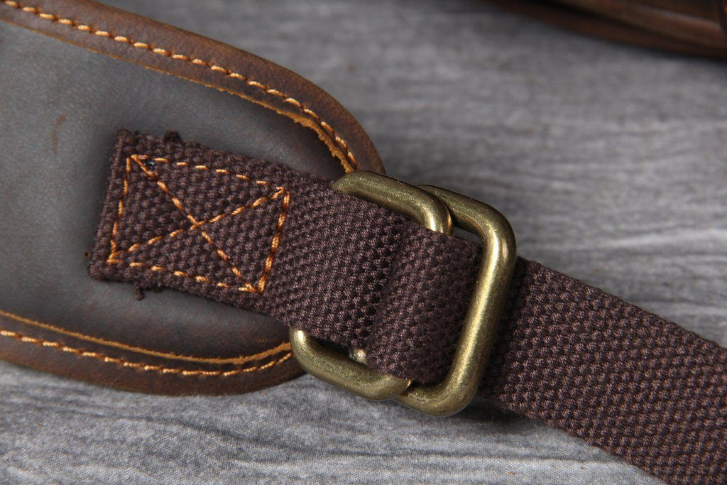 Large Handmade Leather School Backpack