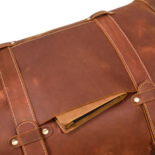 Load image into Gallery viewer, Crazy Horse Travel Weekender Leather Duffel Bag
