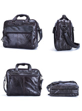 Load image into Gallery viewer, Vintage Men Leather Business Briefcases Laptop
