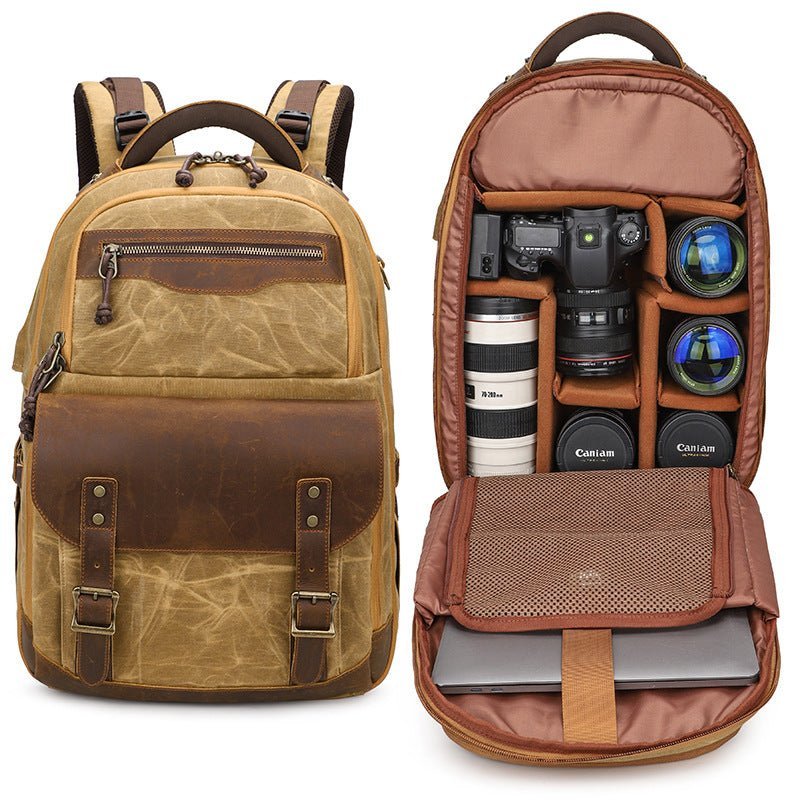 Vintage Camera Backpack Waterproof