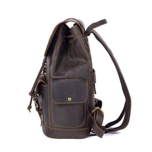 Load image into Gallery viewer, Classic Full Grain Leather School Backpack
