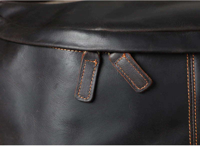 Large Leather Shoulder Cross Body Sling Bag