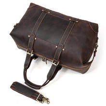 Load image into Gallery viewer, Crazy Horse Travel Weekender Leather Duffel Bag
