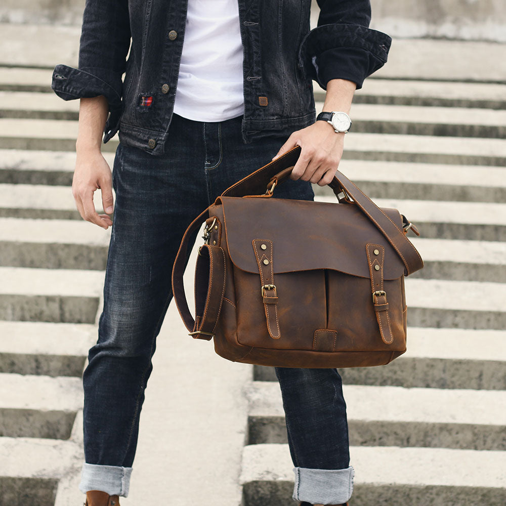 Brown Vinatge Shoulder Bag