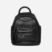 Load image into Gallery viewer, Vintage Ladies Mini Brown Leather Backpack Purse Small Leather Backpacks for Women
