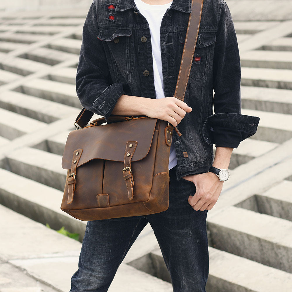 Brown Vinatge Shoulder Bag