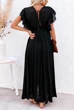 Load image into Gallery viewer, Button Drawstring Waist Maxi Cover Dress
