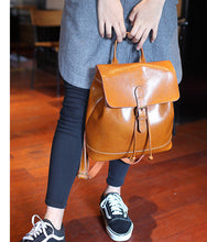 Load image into Gallery viewer, Womens Leather Backpack Purse Cute Bag
