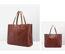 Load image into Gallery viewer, Full Grain Tote Leather Bag
