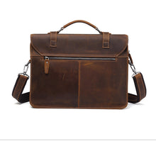 Load image into Gallery viewer, Vintage Leather Business Briefcase Laptop
