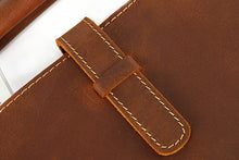 Load image into Gallery viewer, Handmade Crazy Horse Leather Laptop Bag Handbag Men Briefcase
