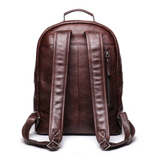 Load image into Gallery viewer, Handmade Full Grain Leather School Backpack for Men Laptop Bag Travel Backpack
