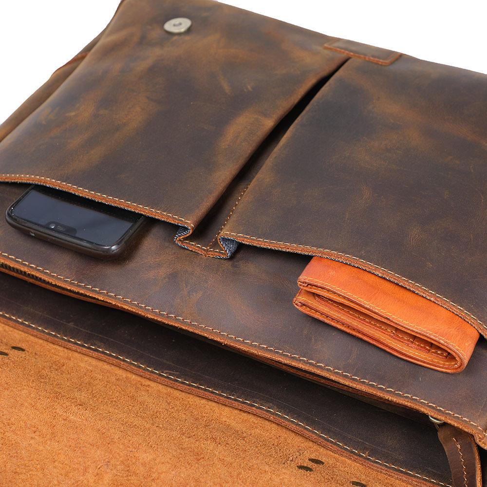 Brown Vinatge Shoulder Bag