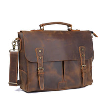 Load image into Gallery viewer, Brown Vinatge Shoulder Bag
