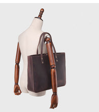 Load image into Gallery viewer, Full Grain Tote Leather Bag
