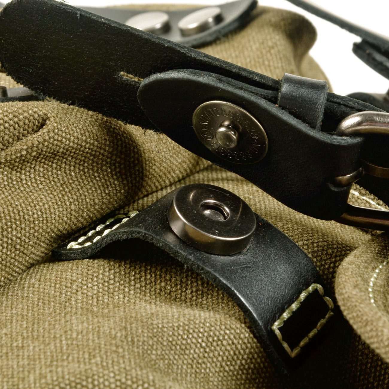 Vintage Canvas Backpack Waterproof Traveling Hiking Rucksack