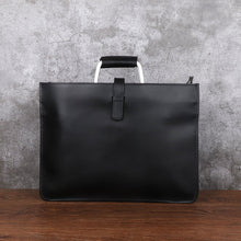 Load image into Gallery viewer, Handmade Crazy Horse Leather Laptop Bag Handbag Men Briefcase
