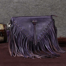 Load image into Gallery viewer, Vintage Boho Leather Fringe Crossbody Bags Purse Shoulder Bag for Women
