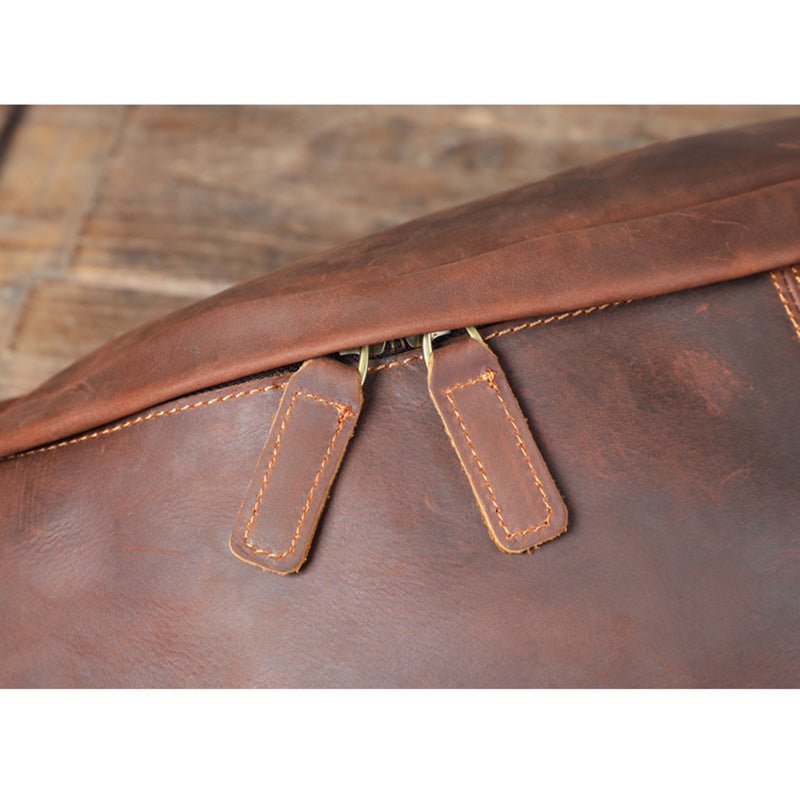 Large Leather Shoulder Cross Body Sling Bag