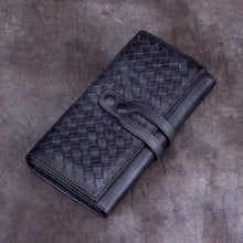 Load image into Gallery viewer, Leather Cem Long Checkbook Womens Clutch Wallet Purse
