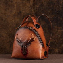 Load image into Gallery viewer, Dallas Full Grain Leather Women&#39;s Backpack
