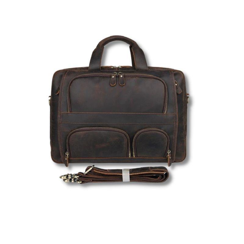Phoenix Full Grain Leather Briefcase Bag