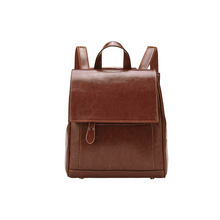 Load image into Gallery viewer, Top Grain Leather Backpack Ladies Leather Travel Backpacks Christmas Gift For Her
