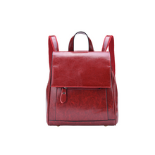Load image into Gallery viewer, Top Grain Leather Backpack Ladies Leather Travel Backpacks Christmas Gift For Her
