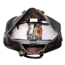 Load image into Gallery viewer, Small Leather Duffle Bag Travel Bag
