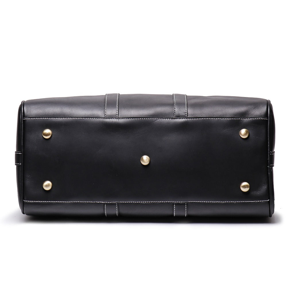Small Leather Duffle Bag Travel Bag