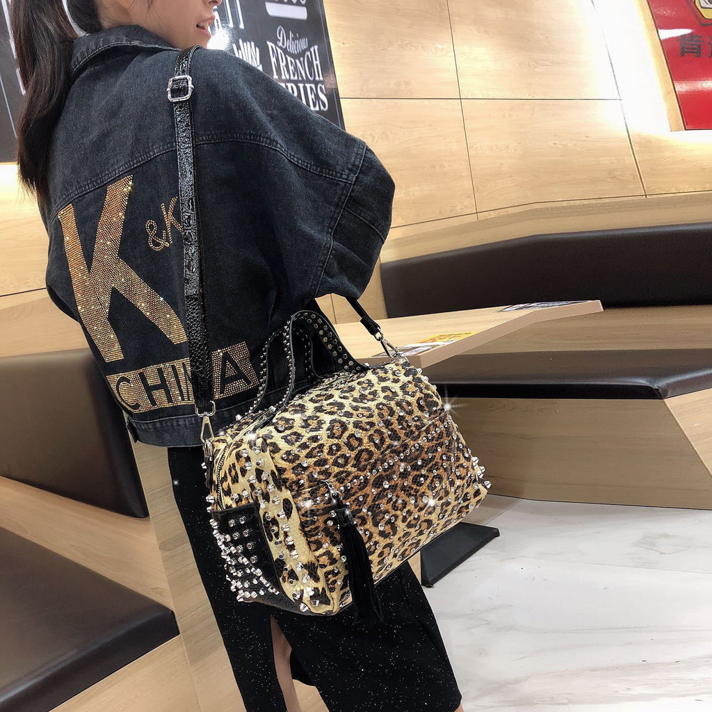 Fashion retro rhinestone handbag