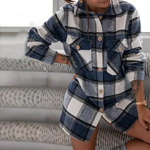Load image into Gallery viewer, Classic Modern Check Color Stitching Shirt
