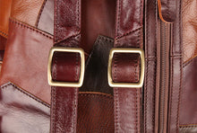 Load image into Gallery viewer, Vintage Womens Leather Western Backpack Purse Ladies Rucksack Bag For Women
