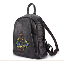Load image into Gallery viewer, Elegant Womens Vintage Leather Backpack Bags Bookbag Purse for Women
