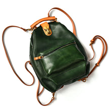 Load image into Gallery viewer, Small Women&#39;s Green Leather Doctor Bag Backpack Purse Handbags for Women
