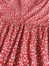 Load image into Gallery viewer, Red Floral Tassel Loose Mini Dress
