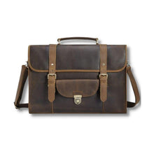 Load image into Gallery viewer, Memphis Leather Briefcase Bag
