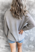 Load image into Gallery viewer, Buttons Down Comfy Cozy Sweater
