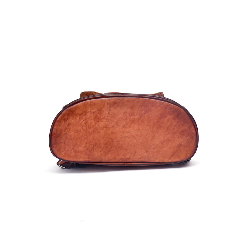 Leather Backpack for women Laptop Bag Large Capacity School Business Travel Daypack